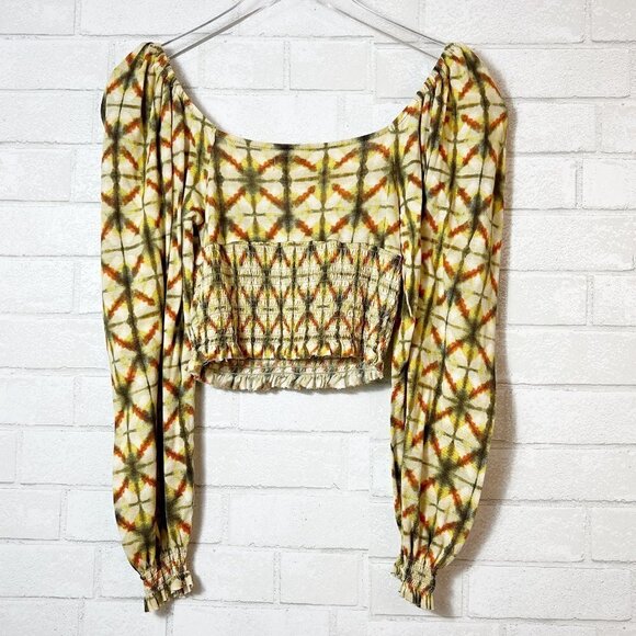 Urban Outfitters Old Soul Smocked Top Women's Size M - Picture 11 of 12